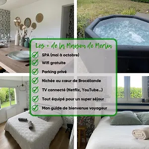  Hébergement de vacances Maison Cosy Avec Jacuzzi